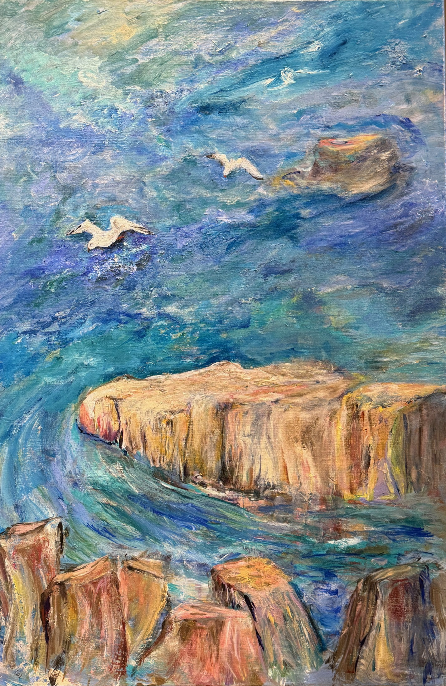 acrylic painting on canvas